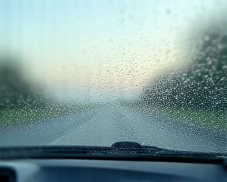 Clean windshield area